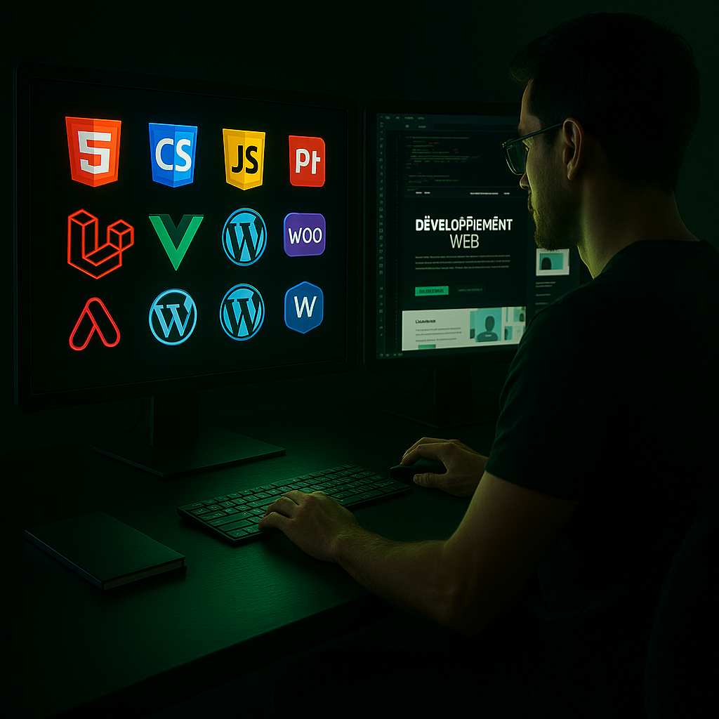Développement web moderne et sur mesure